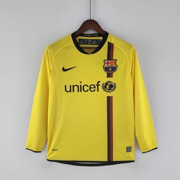 FC Barcelona 2008/2009 Away Kit -Long Sleeve