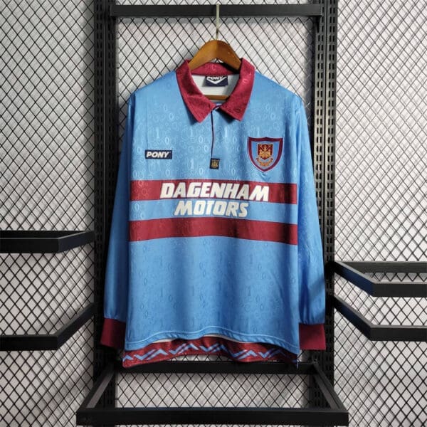 West Ham Utd 1995/1997 Away Kit- Long Sleeves