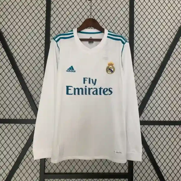 Real Madrid 2017/2018 Home Kit -Long Sleeve-