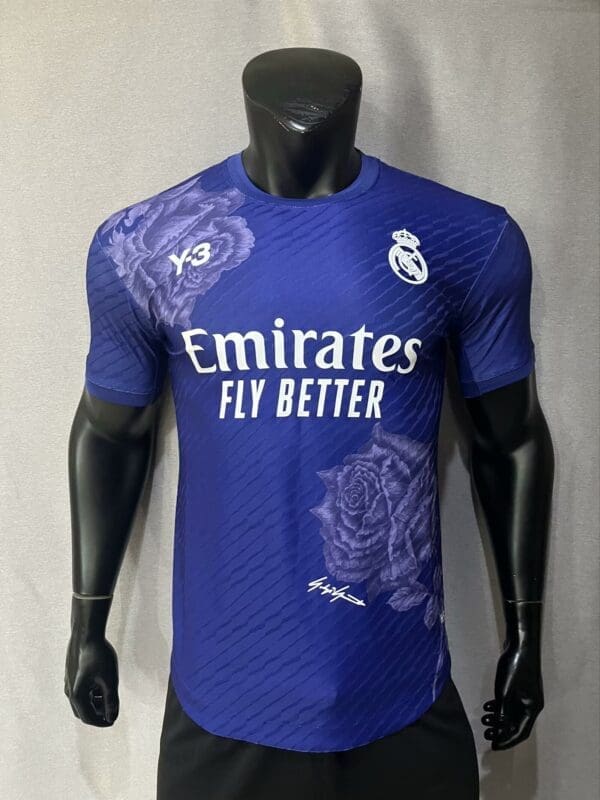 Real Madrid 24/25 Blue Y-3 Kit – Player version