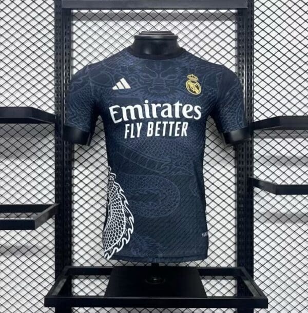 Real Madrid 2024/25 Dragon Special Edition Black Jersey - Player Version