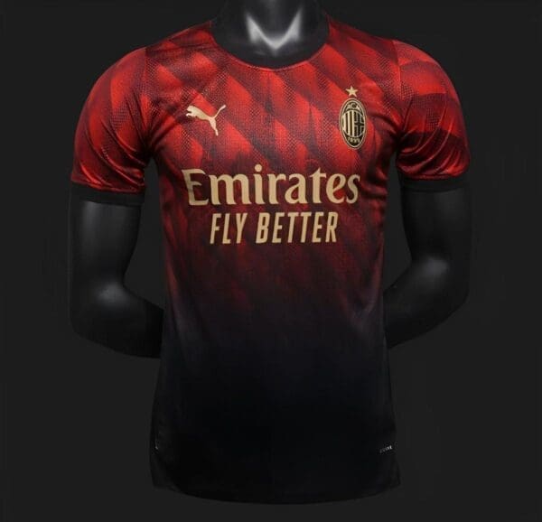 Ac Milan Pattern Church Limited Jersey – Player Version