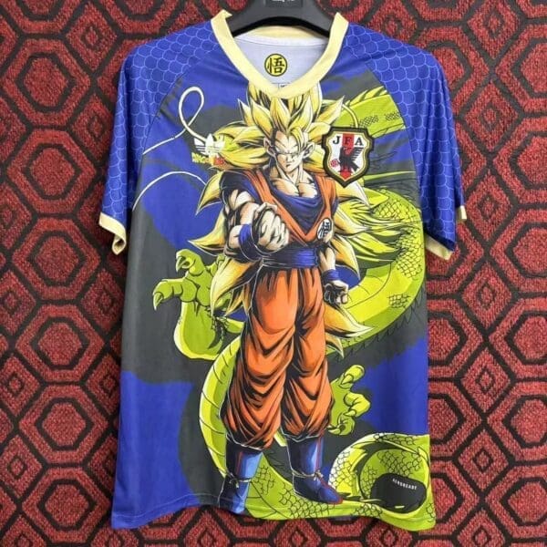 Japan Dragon Ball Goku SSJ3 Blue Jersey – Fan Version