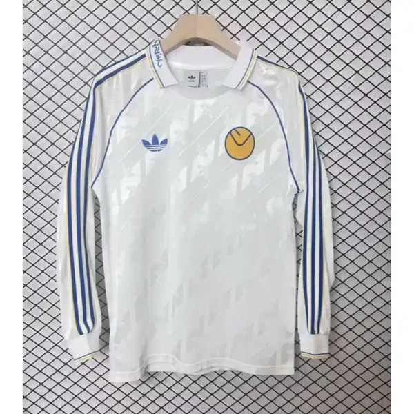 Leeds United 2024/25 - White Polo Long Sleeve