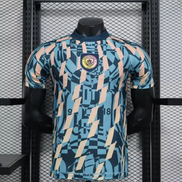 Manchester City 2024/25 FTBLSTATEMENT Retro Jersey – Player Version