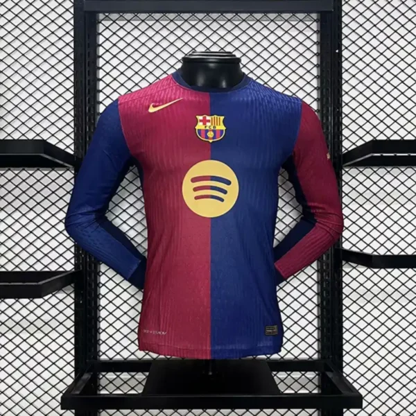 FC Barcelona 24/25 Home Kit -Long Sleeve – Player version