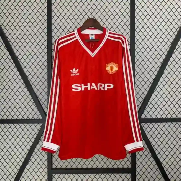 Manchester United 1986/1988 Home Kit – Long Sleeve