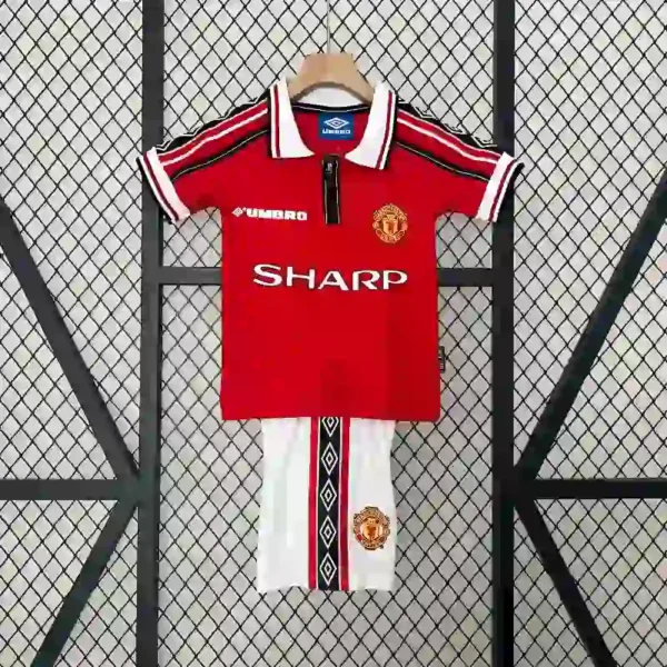 Manchester United 1998-99 Home Kit – Kids
