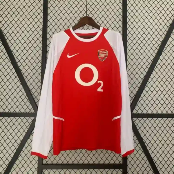 Arsenal 2002-04 Long Sleeve Home Retro kit