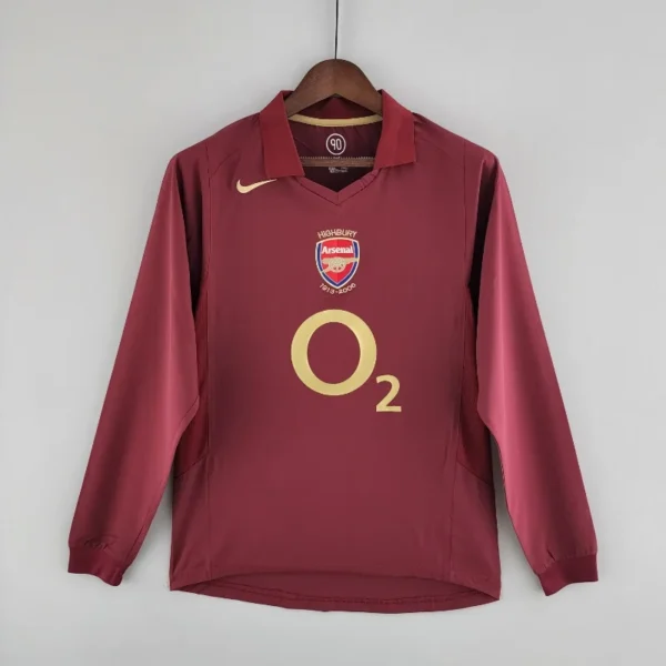 Arsenal 2005-06 Long Sleeve Home Retro kit