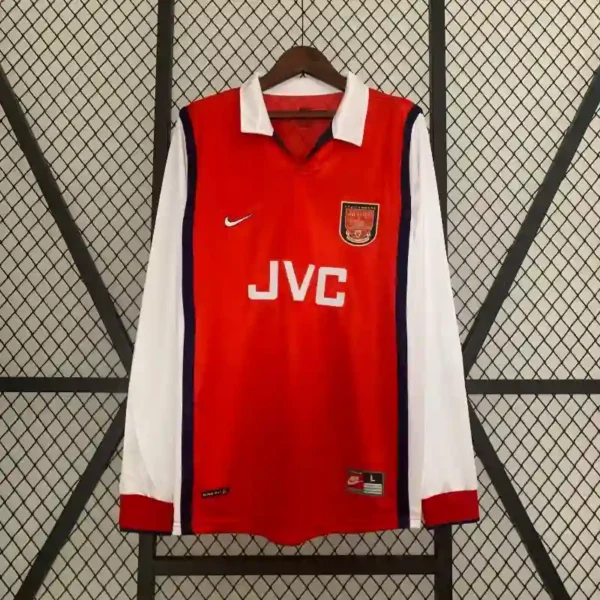 Arsenal 1998-99 Long Sleeve Home Retro kit