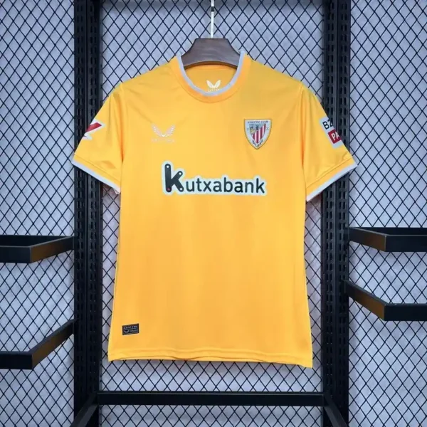 Athletic Bilbao 24/25 Yellow Goalkeeper Kit – Fan Version