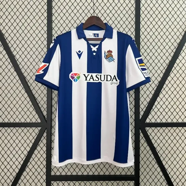 Real Sociedad 24/25 Home Kit – Fan Version
