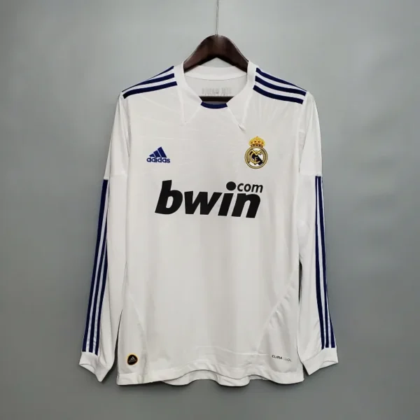 Real Madrid 2010-11 Home Kit -Long Sleeve – Fan Version