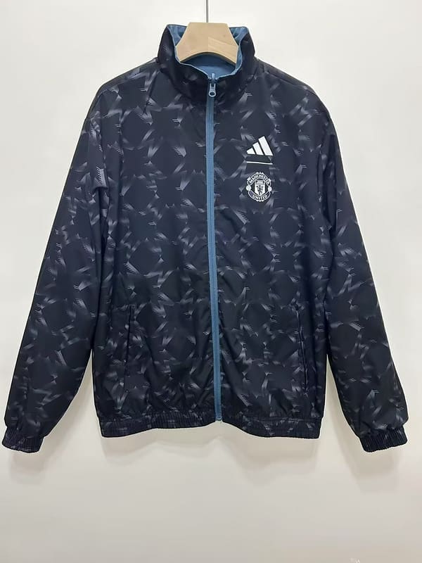 Manchester United 2025/26 Windbreaker Reversible - Blue