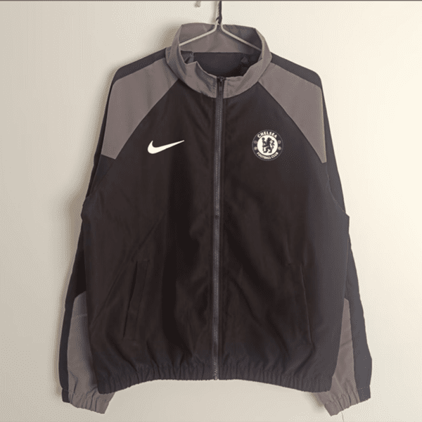 Chelsea FC 2025/26 Black Windbreaker