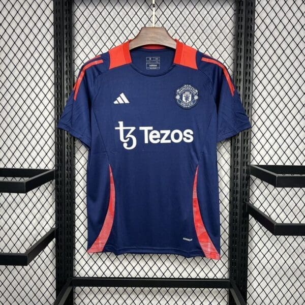Manchester United 2024/25 Dark Blue Pre-match Kit – Fan Version