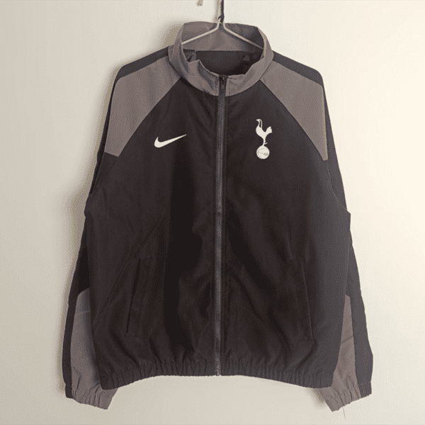 Tottenham Hotspur 2025/26 Black Windbreaker