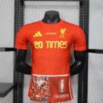 LiverpooI Champions 20 Times kit – Player Version
