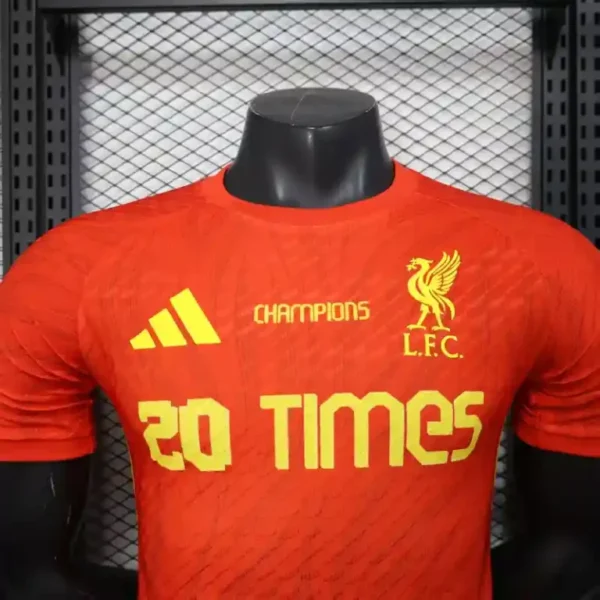 LiverpooI Champions 20 Times kit – Player Version