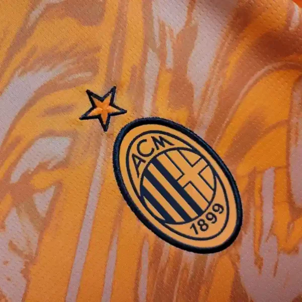 Ac Milan 25/26 Goalkeeper Orange Kit