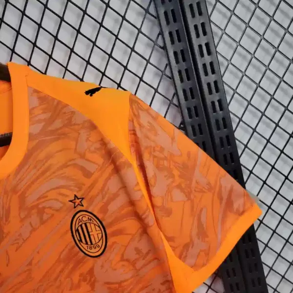 Ac Milan 25/26 Goalkeeper Orange Kit