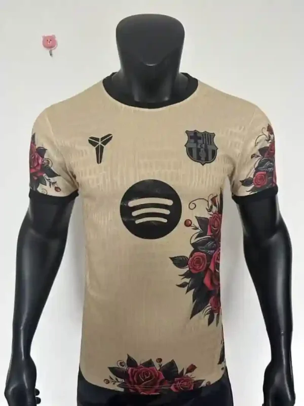 FC Barcelona Away Kit Red Roses – Player version