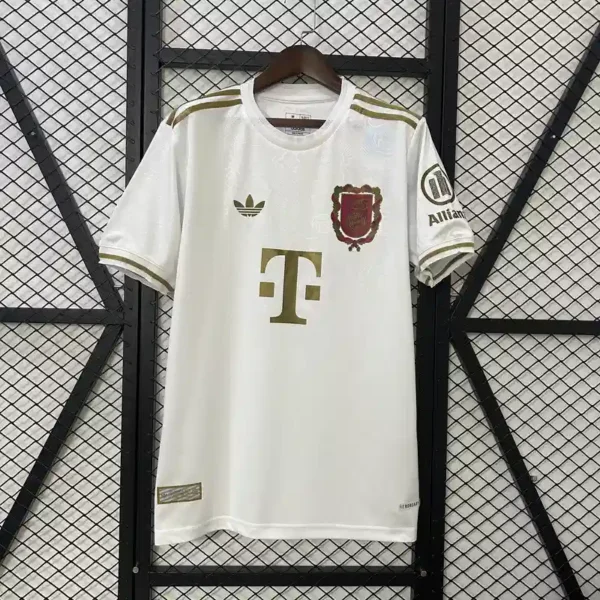 Bayern Munich 25/26 125th Anniversary White Kit – Fan Version