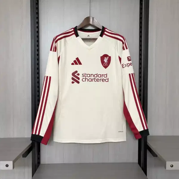 IiverpooI 25/26 Away Kit – Long sleeve - Fan Version