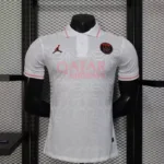 PSG Polo White & pink Kit – Player Version