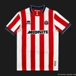 Sheffield United 25/26 Home Kit – Fan Version Show your Blades pride with the Sheffield United 25/26 Home Kit – Fan Version, a Football Kit that proudly carries the club’s classic red and white stripes into a new era of English football. This Football Jersey blends tradition and modern craftsmanship, perfectly representing the relentless spirit that has defined Sheffield United for generations. Crafted from lightweight, breathable fabric, the Sheffield United Football Shirt ensures lasting comfort whether you’re at Bramall Lane, training, or cheering from home. The embroidered crest and sleek detailing celebrate the club’s history and its deep roots in Yorkshire’s football culture. Perfect for devoted fans and collectors alike, this Football Kit symbolizes passion, grit, and loyalty — everything the Blades stand for. A timeless piece of football heritage ready for the modern game. Sheffield United Home kit