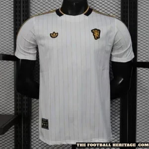 Manchester United White Terrace Icons jersey