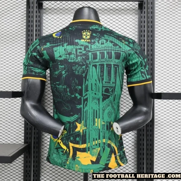 Brazil 2025/26 Black and Green Kit