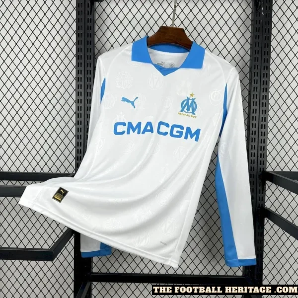 Maillot OM 25/26 Home Kit Long Sleeves