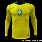 Brazil 2025/26 Home Long Sleeves Kit
