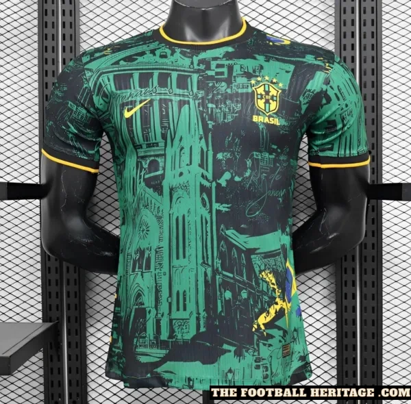 Brazil 2025/26 Black and Green Kit