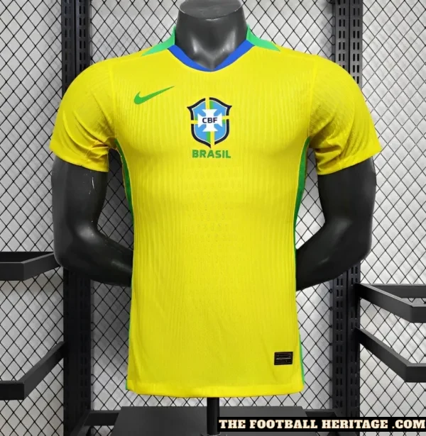 Brazil 2025/26 Home Yellow Kit